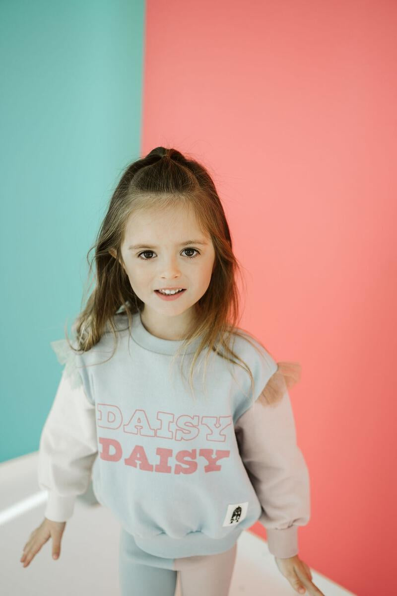 LT Daisy Sweatshirts Sky - Blue - 1 Year