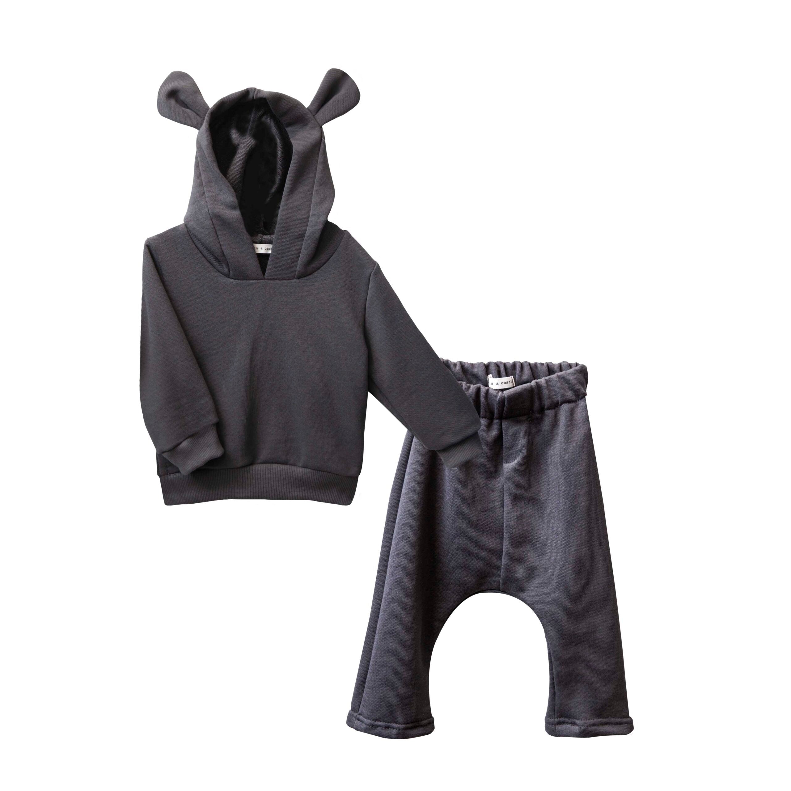 Bearland Set Anthracite Baby - 9 Months