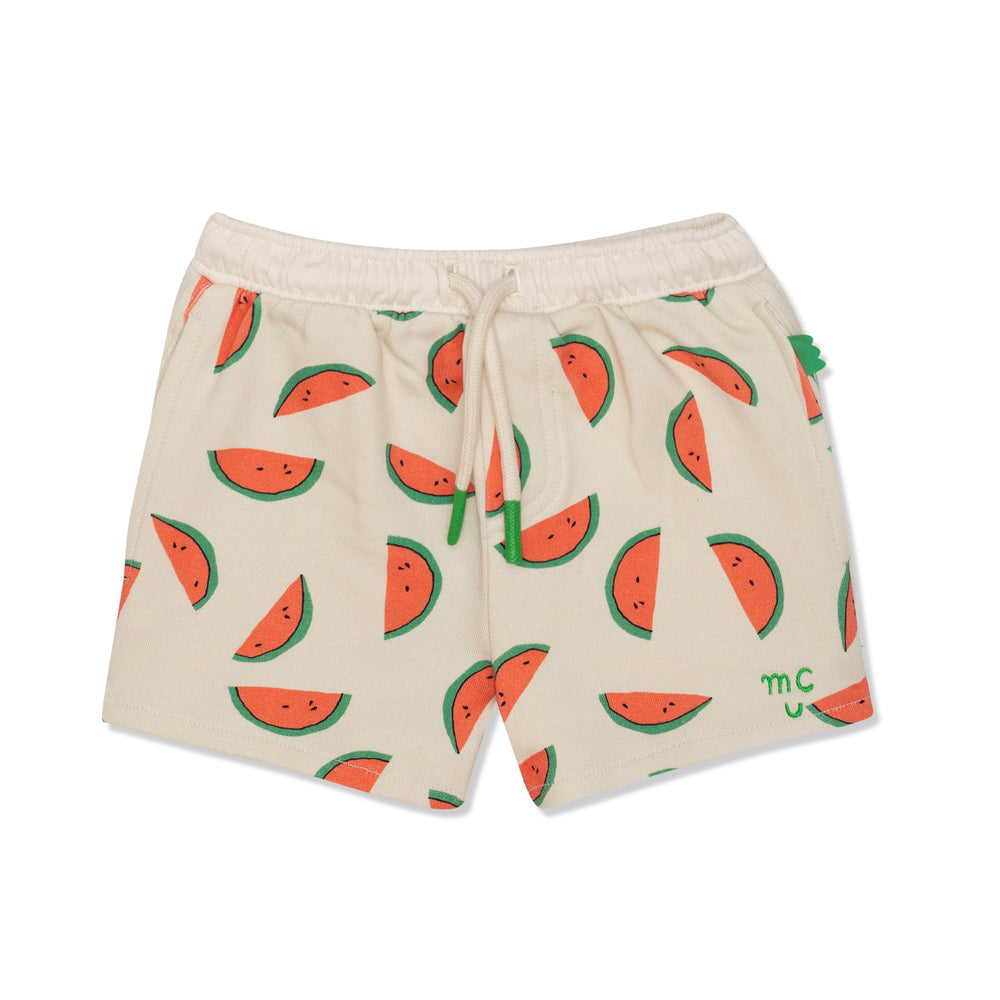 Watermelon Cropped Girl Shorts - 5 Years