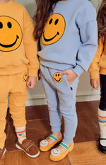 Smile Sweatpants - Light Blue - 1 Year