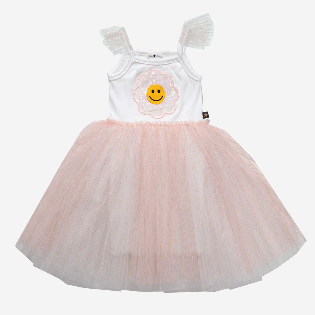 Bailey Daisy Dress - White - 12 Months