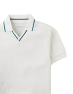 Nico Waffle Polo - White - 10 Years