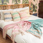 Green Stripe Cushion