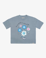 Flower Power T-Shirt - Blue - 3 Years