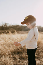 Organic Tshirts Doodle - Beige - 6 Month