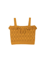 Rita Crochet Top - Caramel - 4 Years