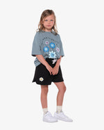 Flower Power T-Shirt - Blue - 3 Years
