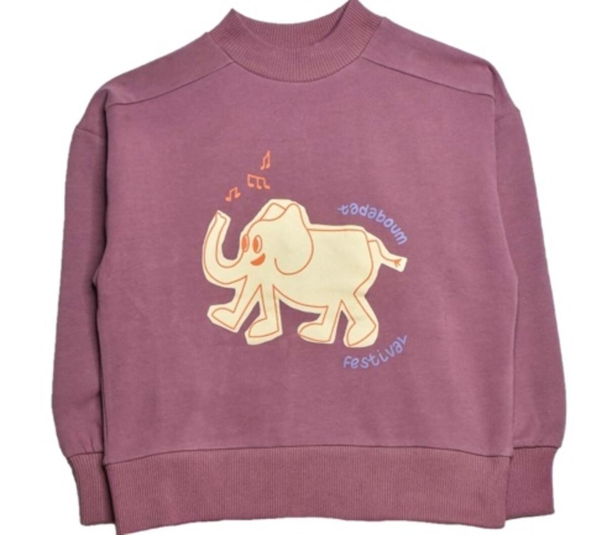 Elena Sweatshirt - Rose - 6 Month