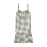 Gingham Linen Tank Dress - 2 Years