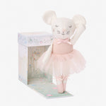Linen Meadow Mouse Toy Boxed - Pink