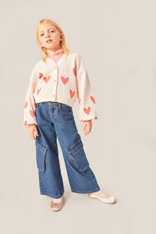 Ona Cargo Jeans - Blue - 2 Years