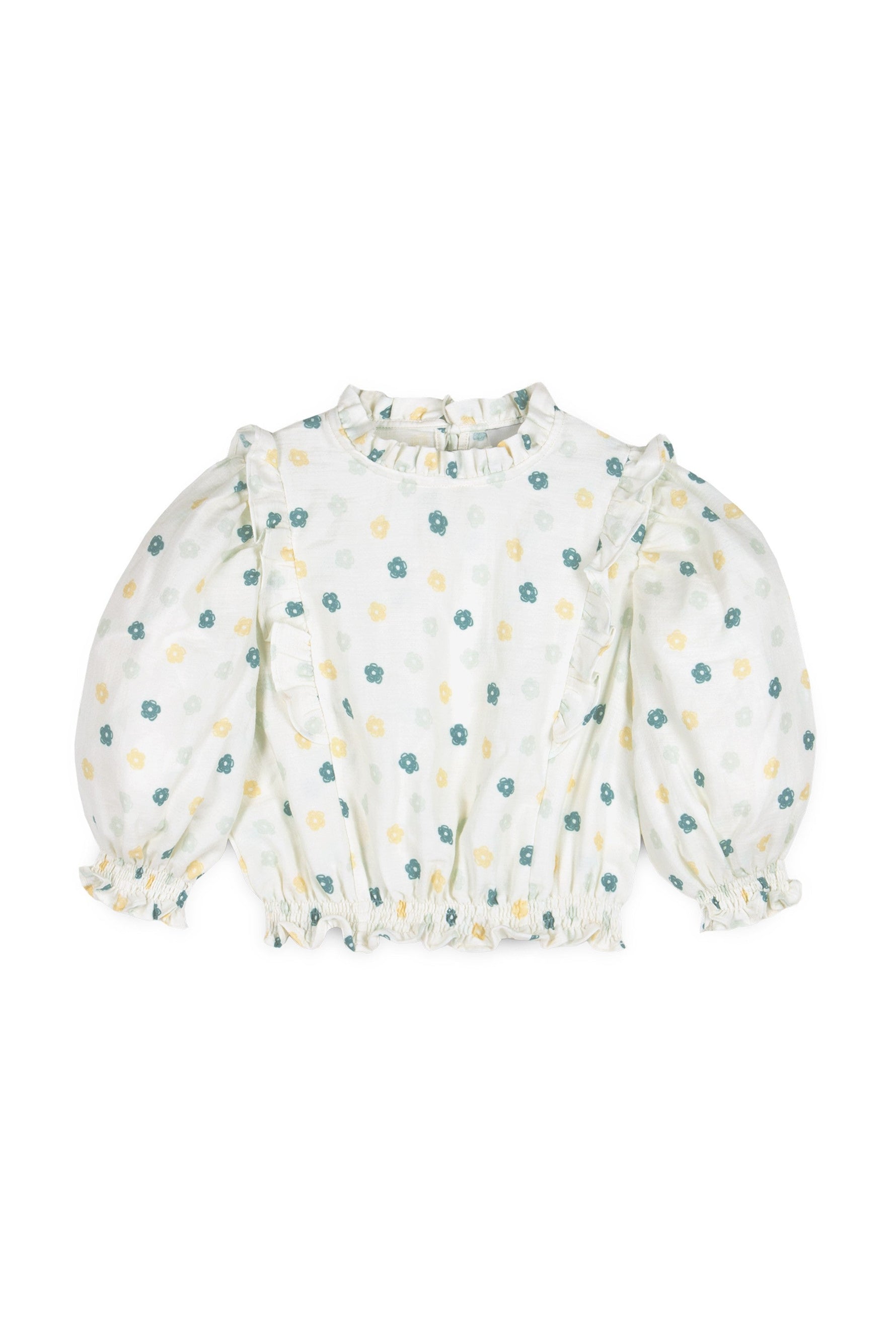 Mia Muslin Flower Blouse - 2 Years
