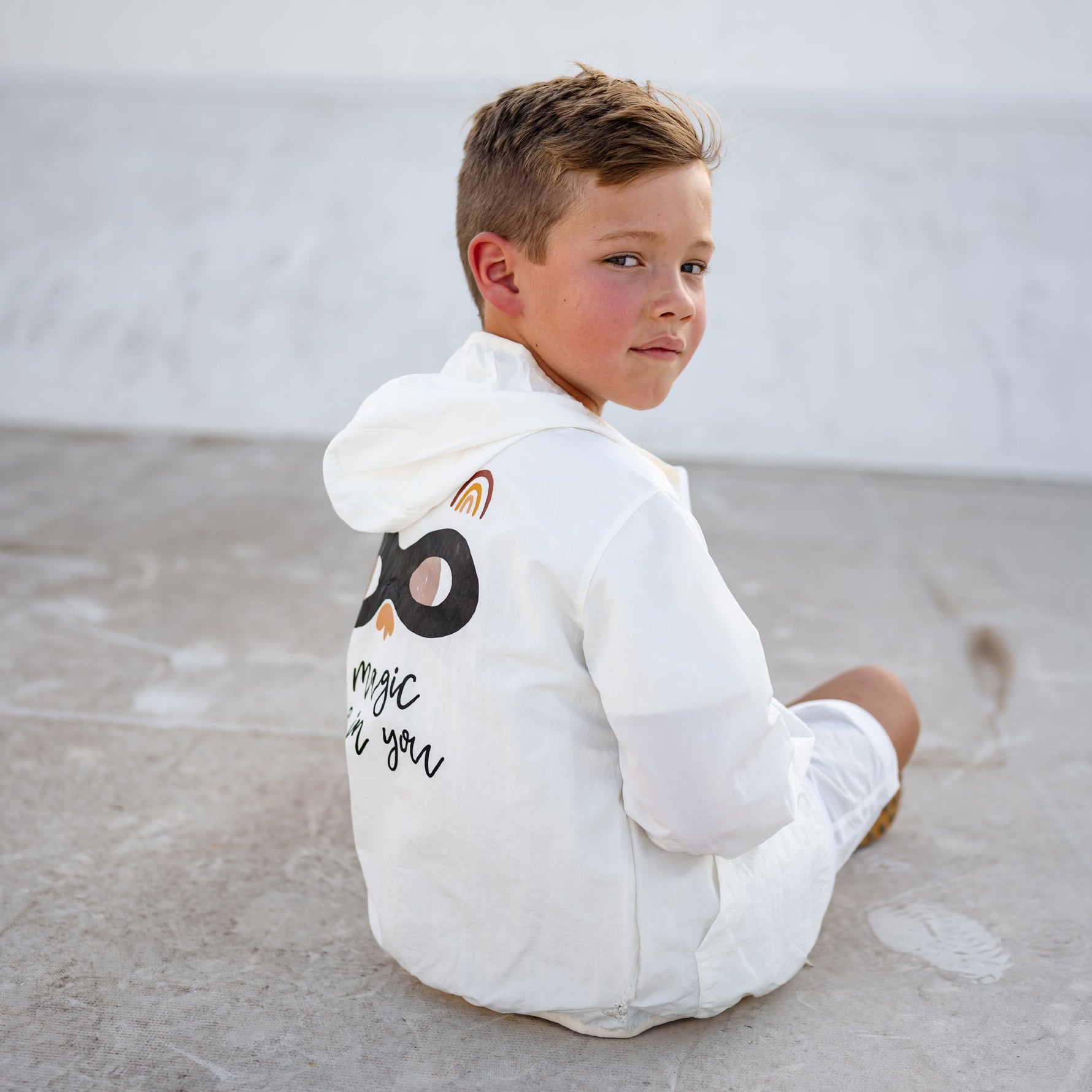 PH Windbreaker - White - 18 Months