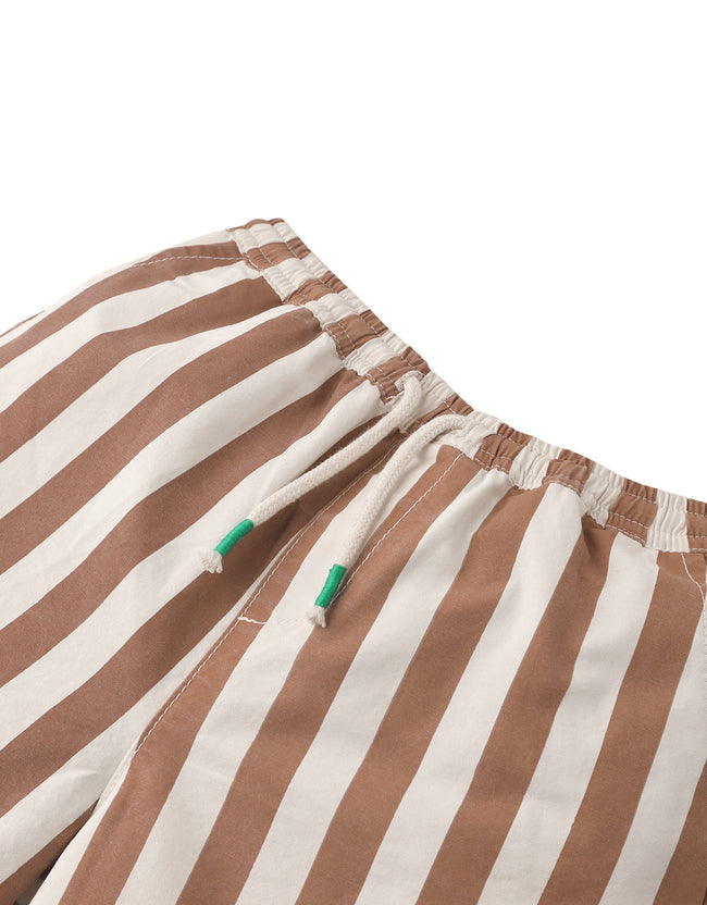 Cody Shorts Thick Stripes Print - Multi - 6 Years