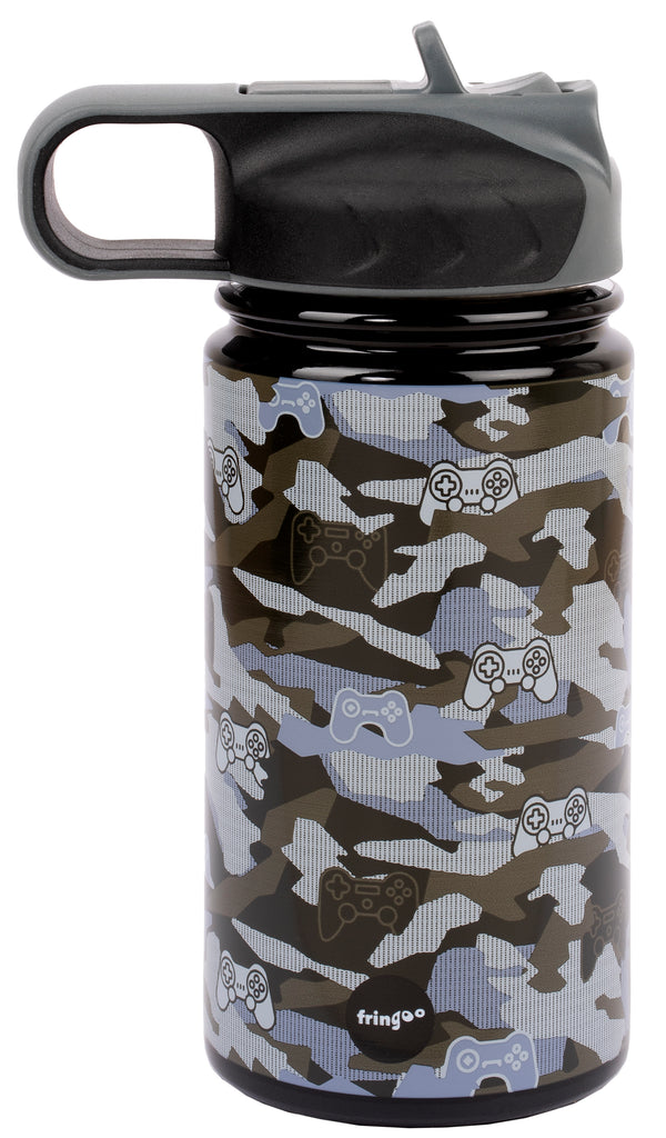 Stainless Steel Bottle With straw 350ML - Game Pad Camo