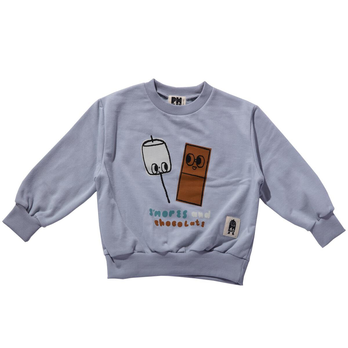 Print Sweatshirts - Sky Choco - 6 Month