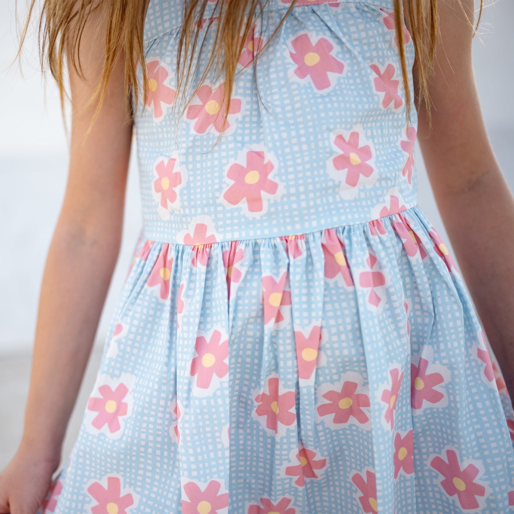 Karina Ribbon Dress - Blue - 12 Months