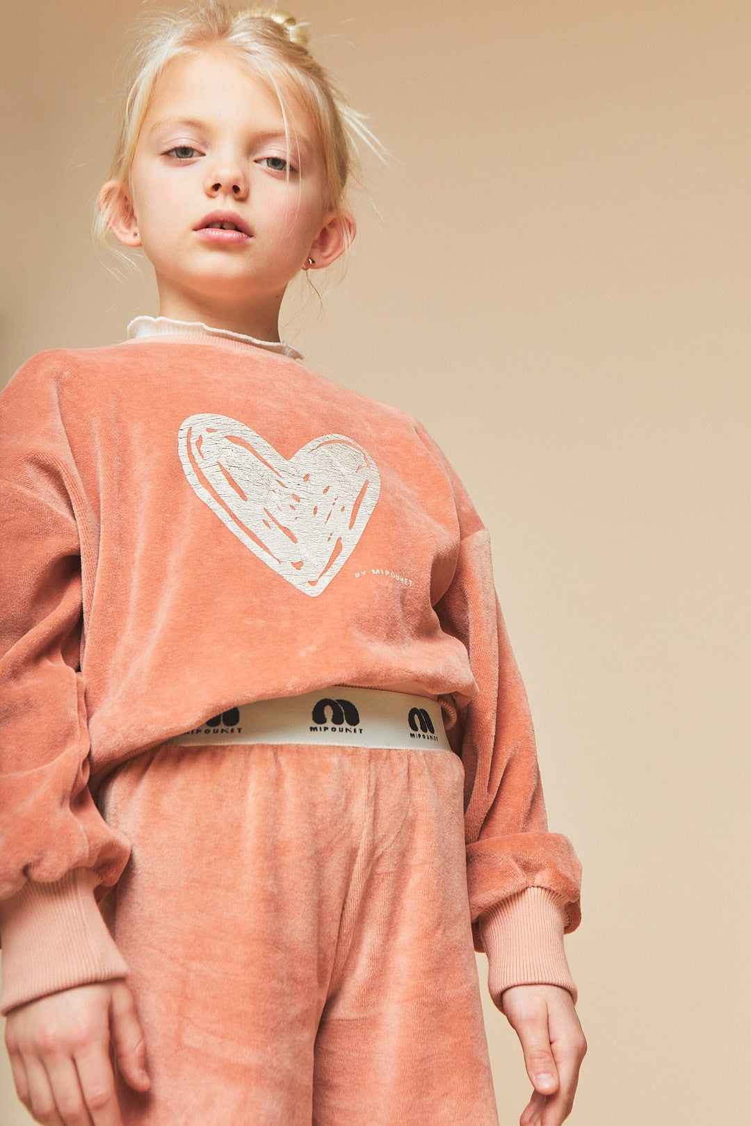 Love Cotton Velvet Pant Organic - Pink - 6 Years