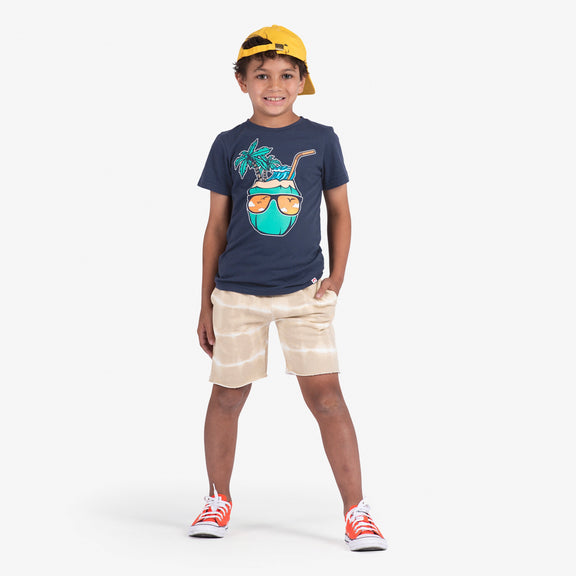 Camp Shorts - Sand Stipe - 5 Years
