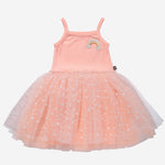 Emily Patch Tutu - Orange - 12 Months