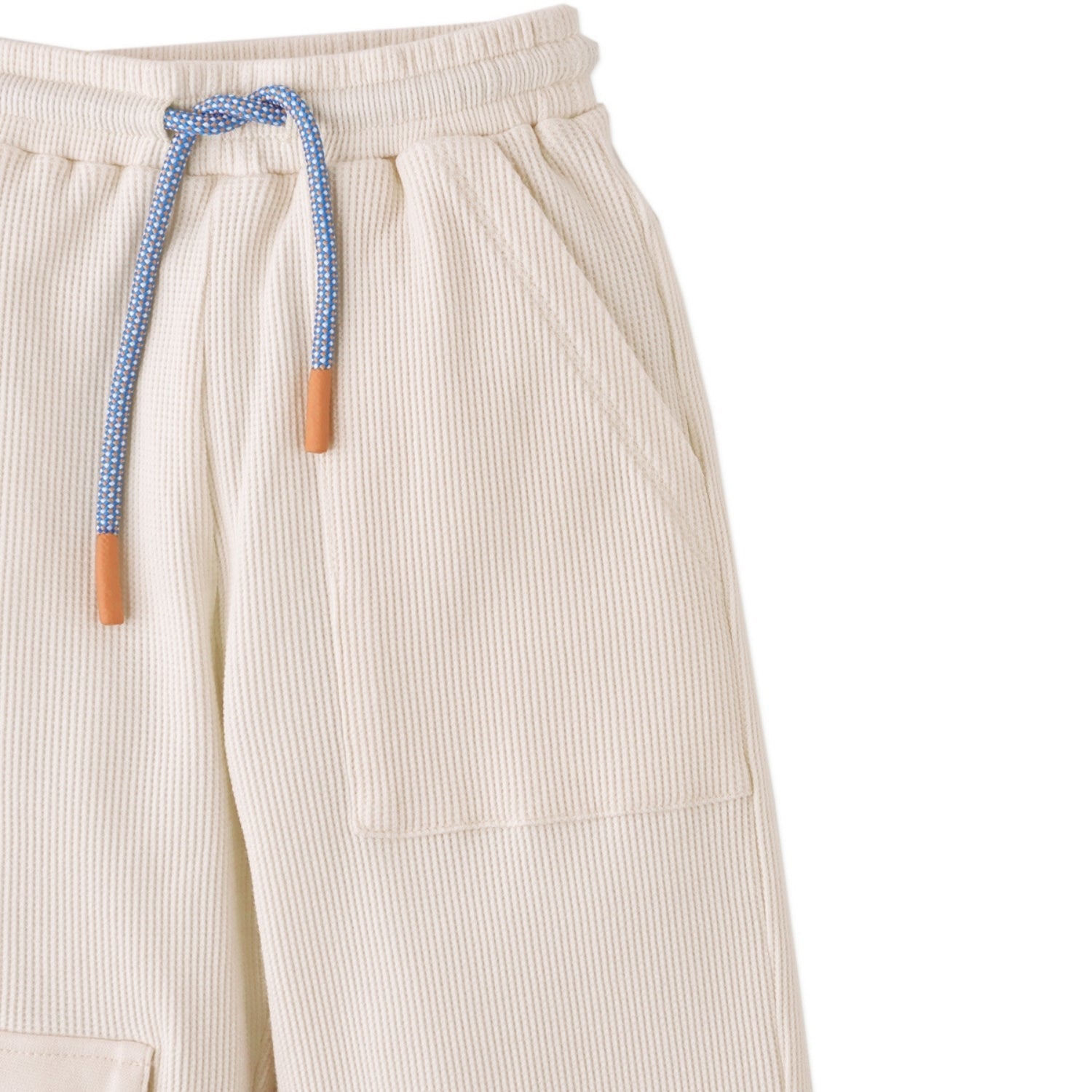 Finn Waffle Joggers -off White - 6 Years
