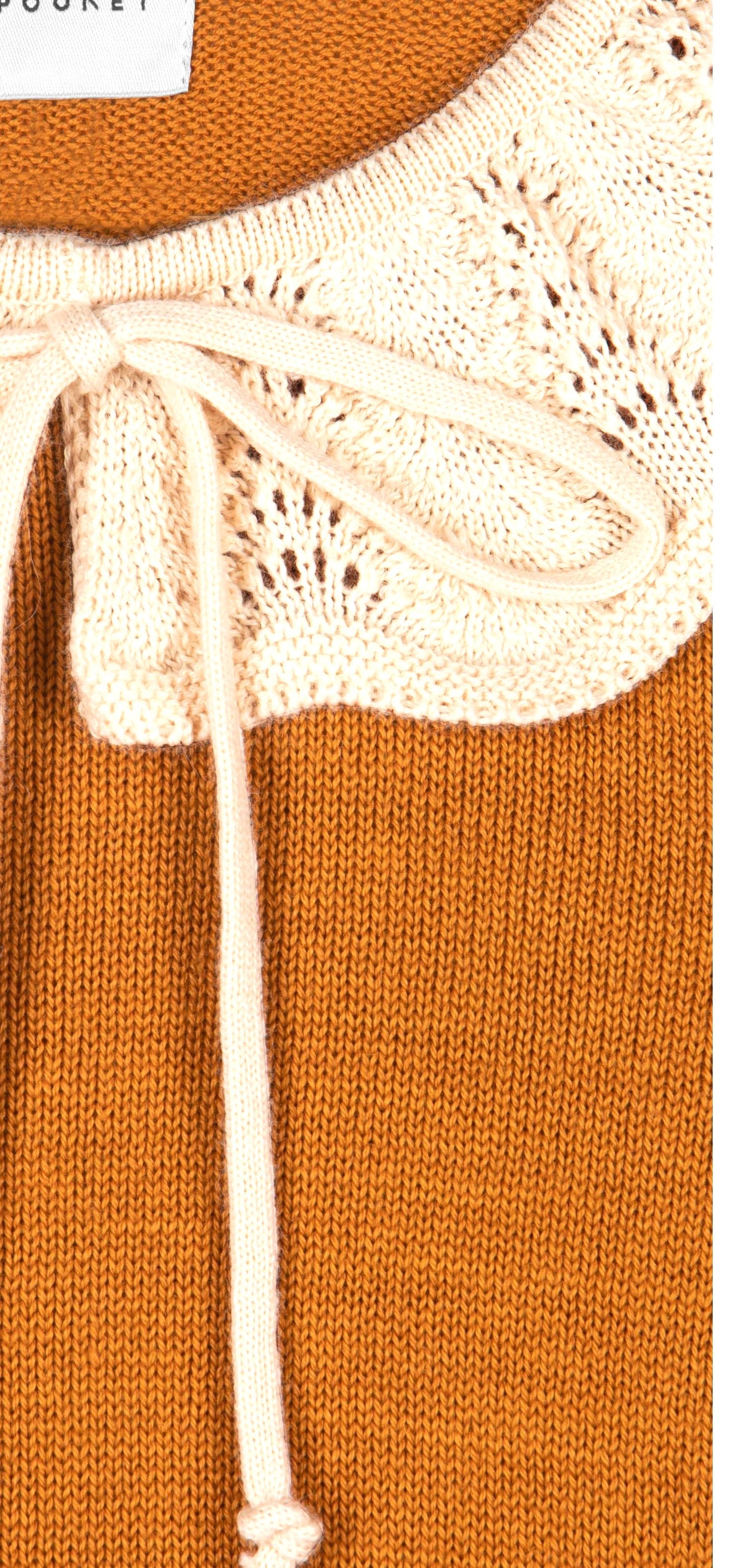 Gala Collared Sweater - Caramel - 2 Years