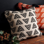 Triangles Block Print Cushion