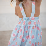 Karina Ribbon Dress - Blue - 12 Months