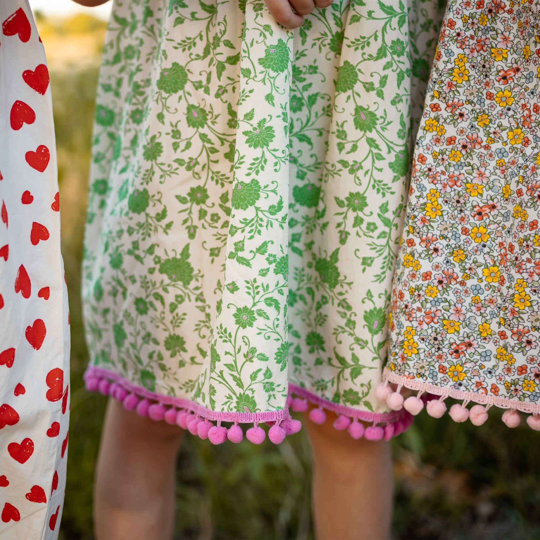 Sole Print Dress - Green - 2 Years