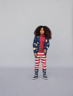 Stripes red/blue - turtleneck - 1-2 Years