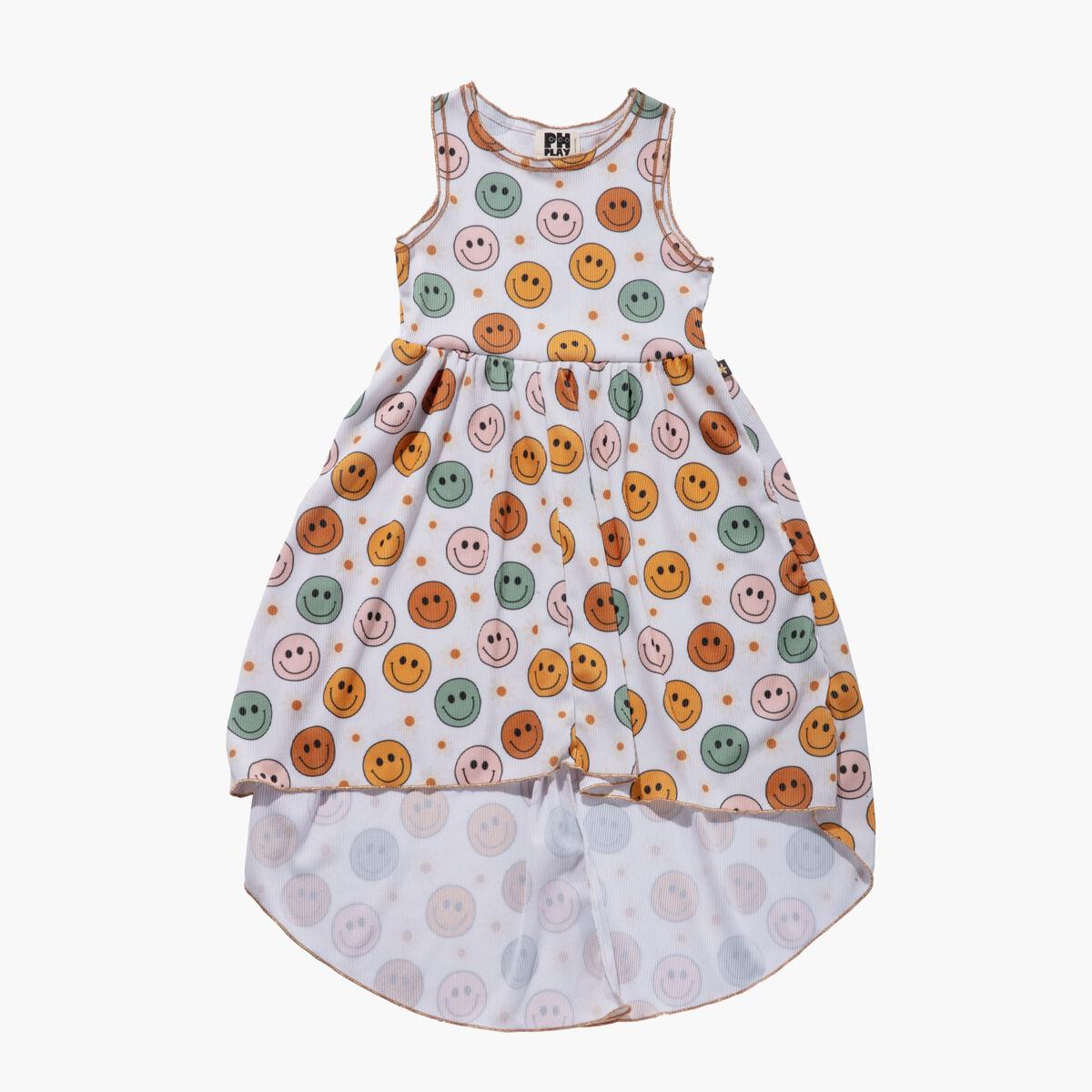 Print UB Dress - Smile - 4 Years