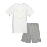 Bicolor Set With Embroidered Top - 2 Years