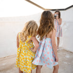 Karina Ribbon Dress - Blue - 12 Months