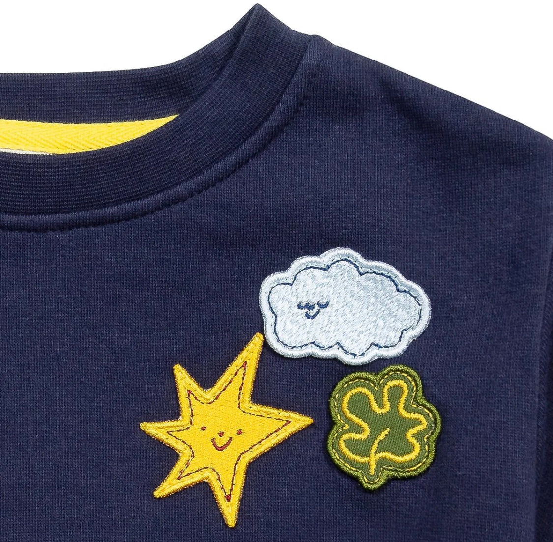 Patches Kid Sweatshirt - Navy - 2 Years