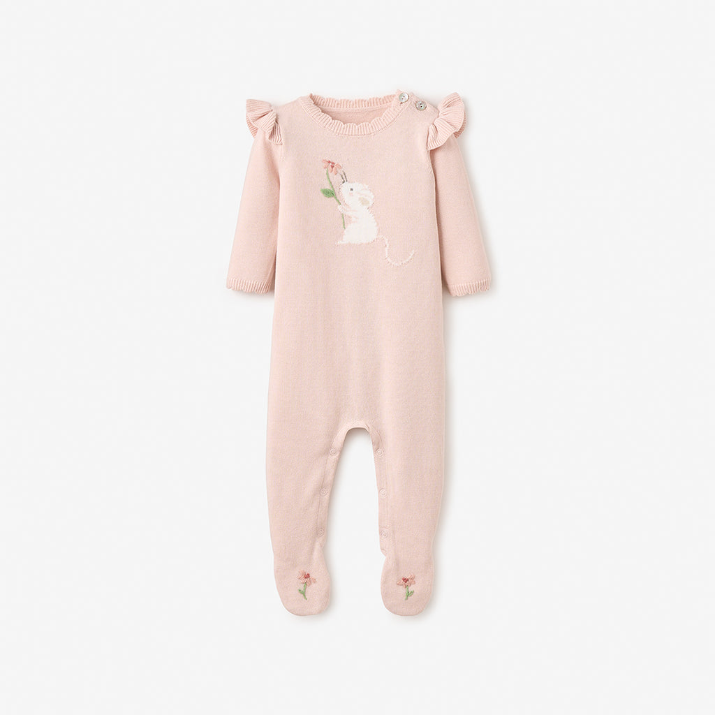 Meadow Mouse Jumpsuit - Pink - 6-9 Months