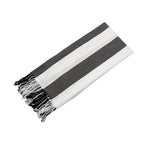 Turkish Striped Beach Towel - Black