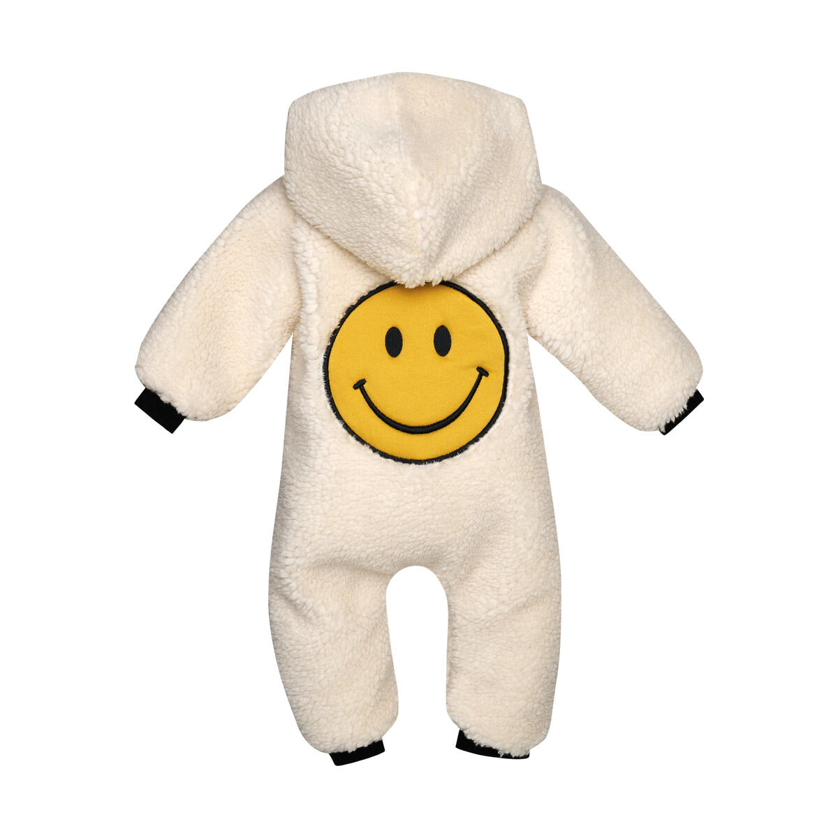 The Happy One Bear Jumpsuit - Ecru - 3-6 Months
