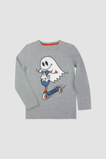 Graphic Ghost Friends Heather Mist - 7 Years