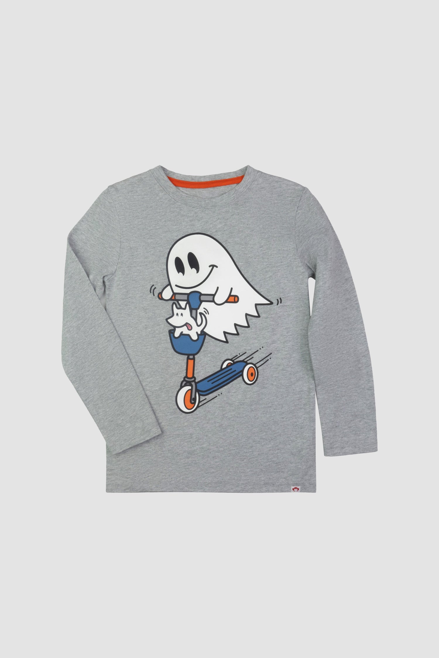Graphic Ghost Friends Heather Mist - 7 Years