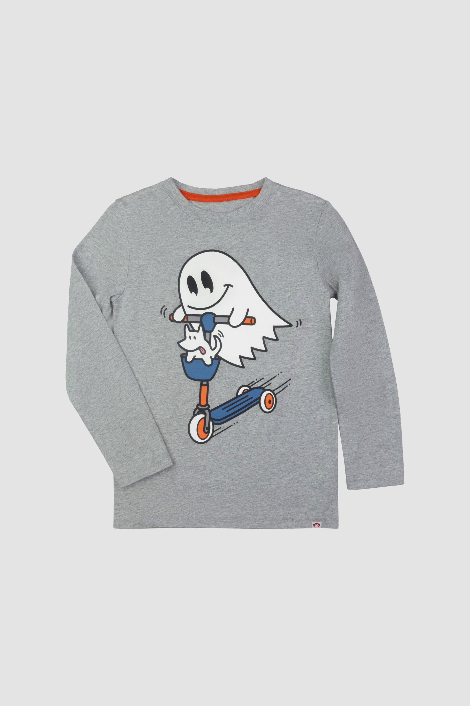Graphic Ghost Friends Heather Mist - 7 Years