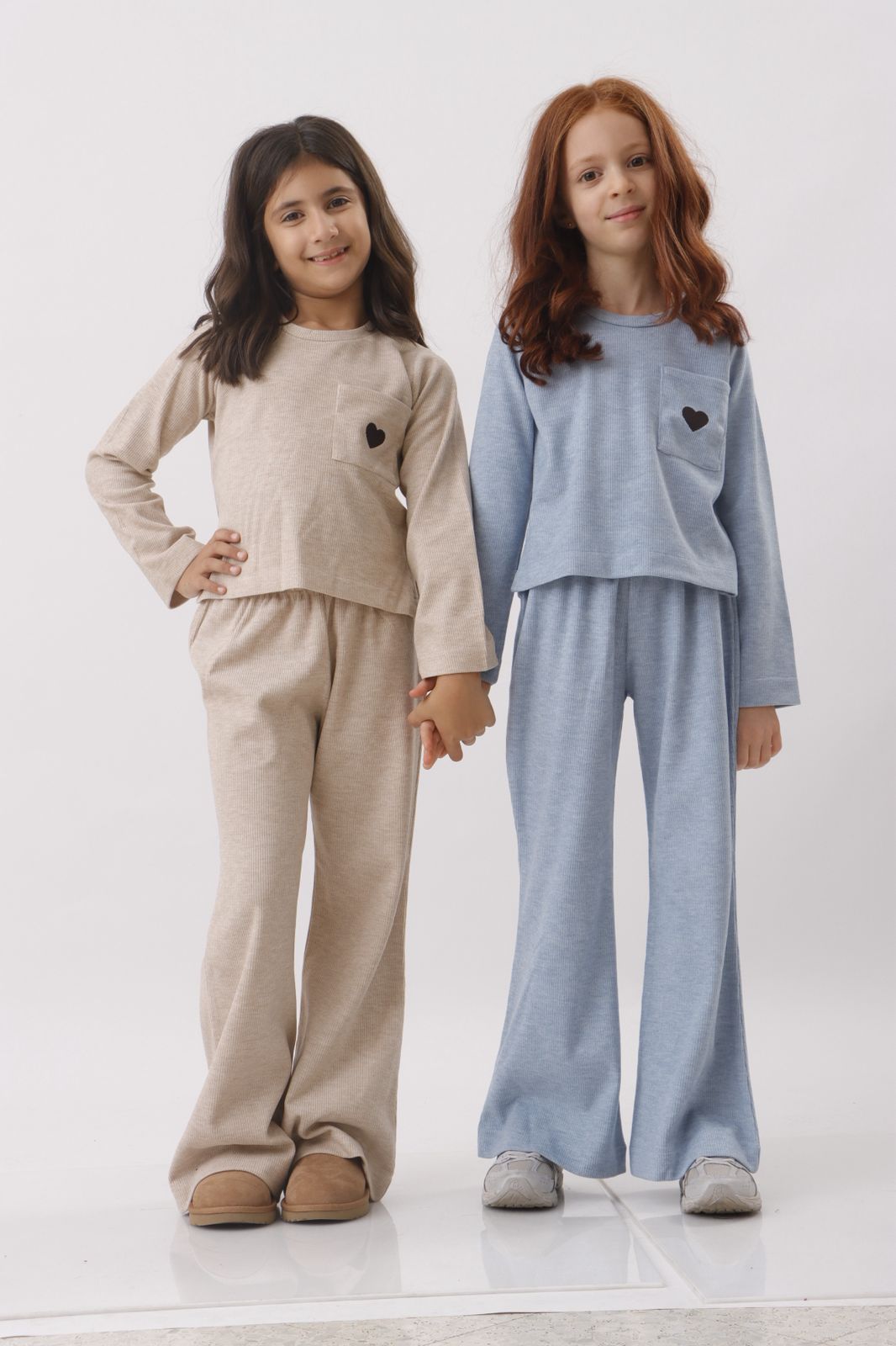 Sweatsuit Bleu / Beige