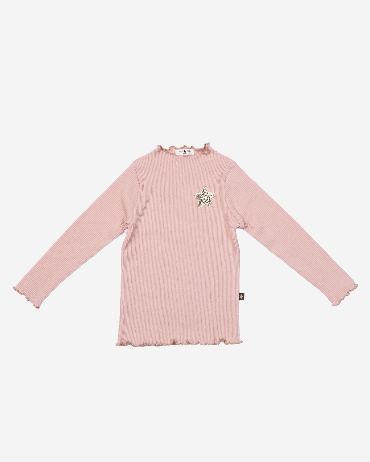 Ribbed Star Patched Top