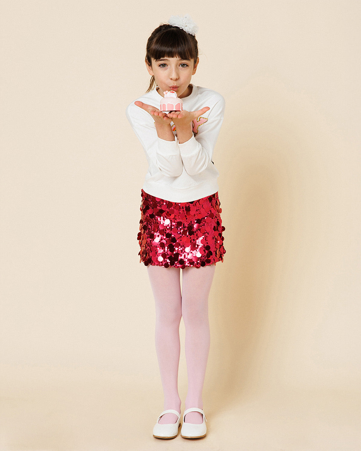 Bday Girl Sweatshirt - White