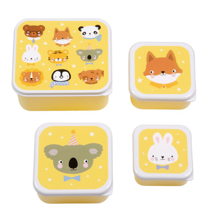 Lunch & Snack Box Set : Animal Friends
