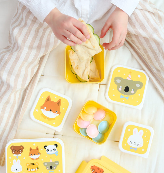 Lunch & Snack Box Set : Animal Friends