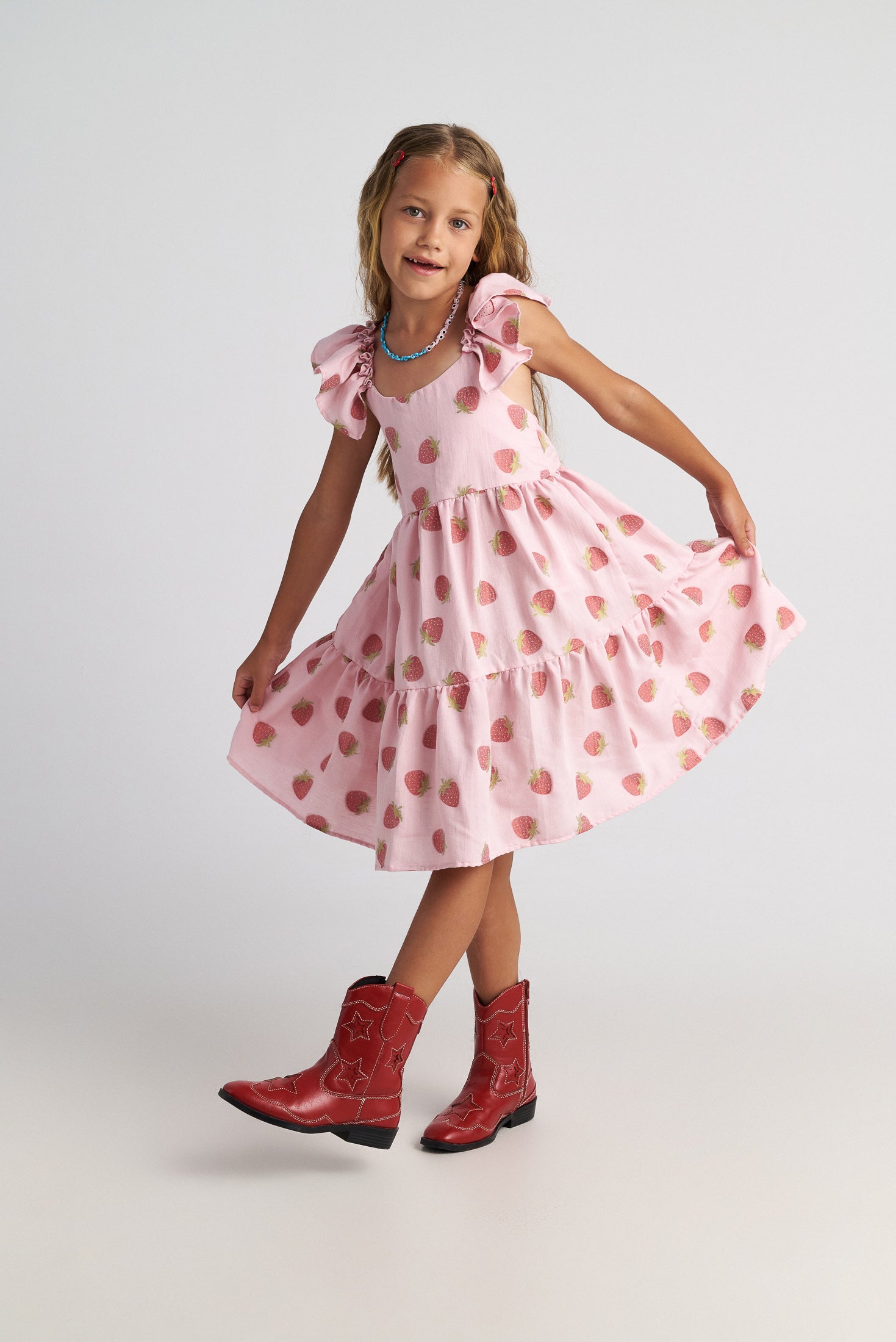 Summer Tart Ruffle Dress - Pink