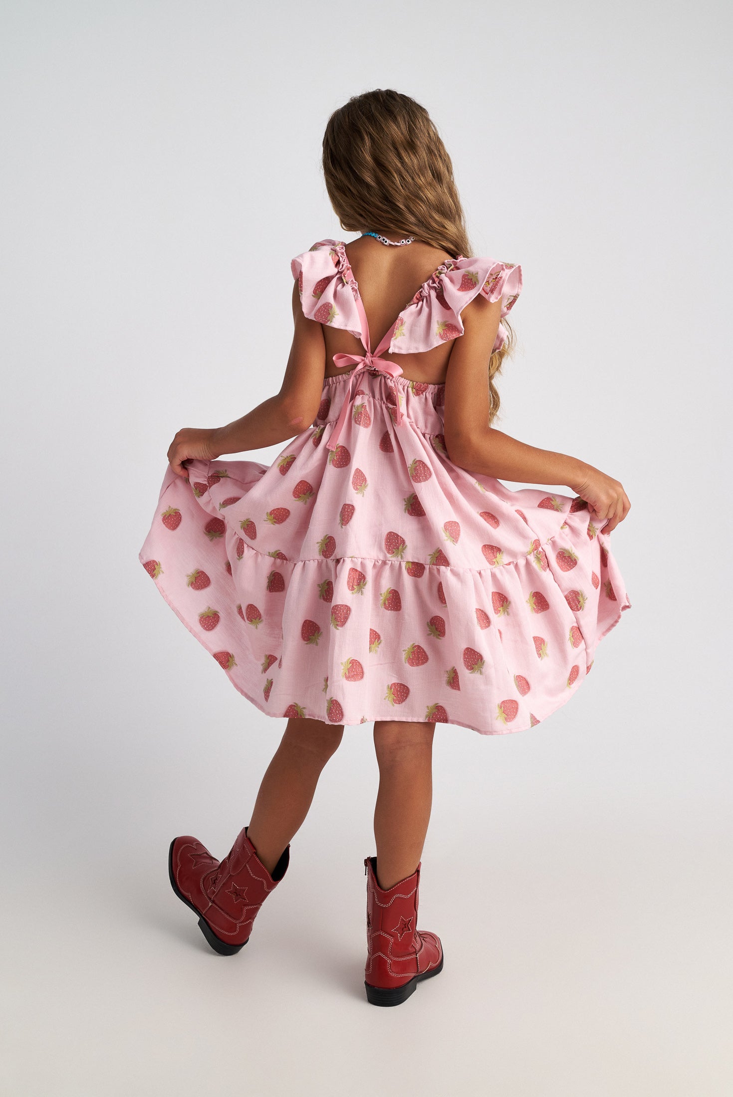 Summer Tart Ruffle Dress - Pink