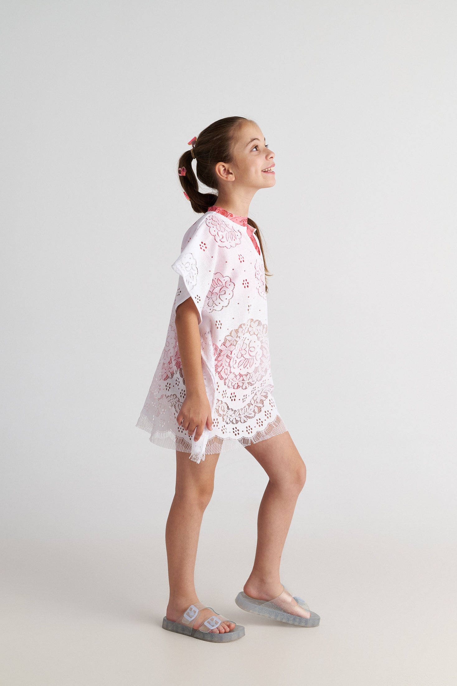 Summer Gems Broderie Kaftan