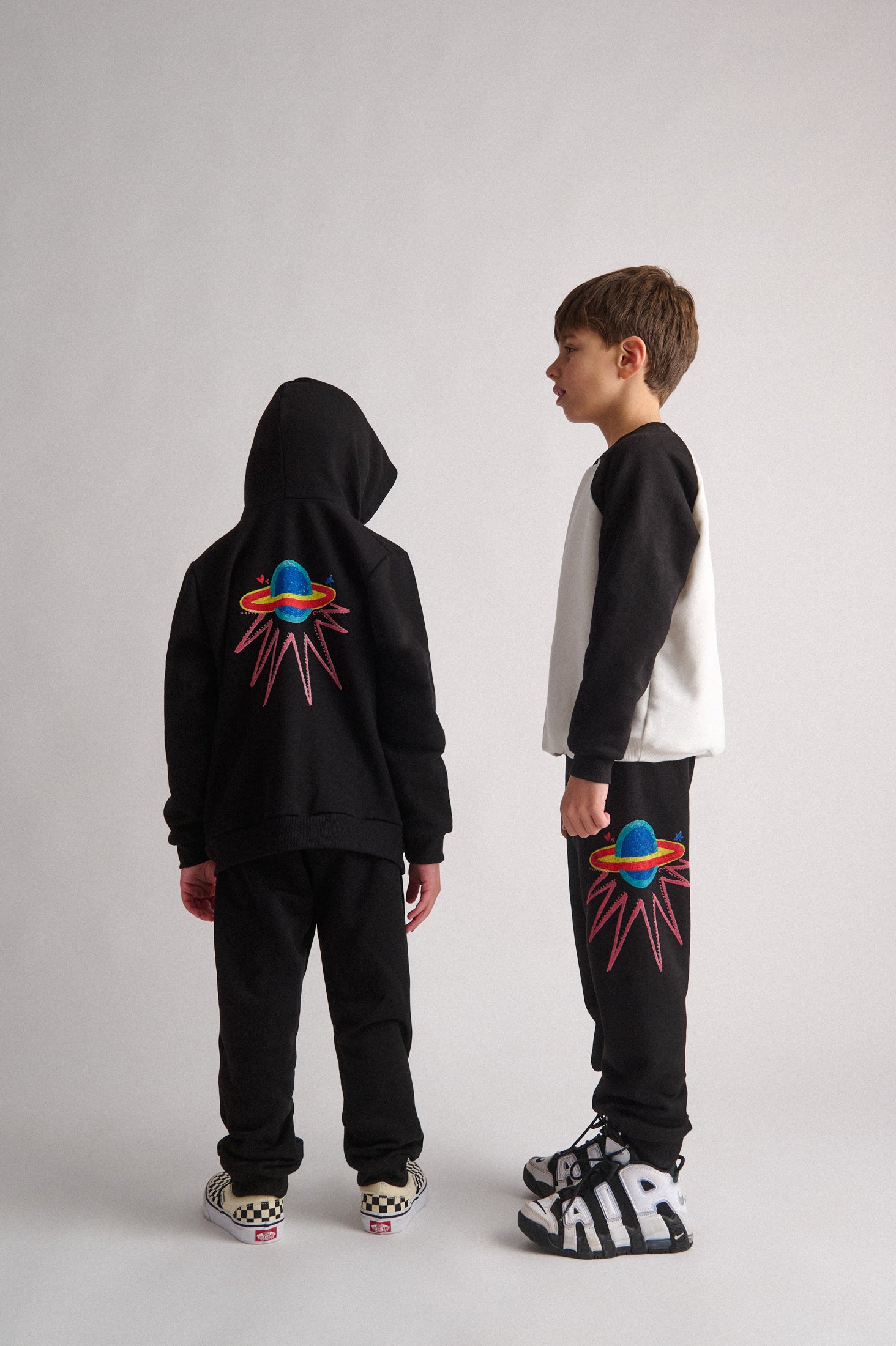 Universe Of Love Hooded Cardigan - Grey