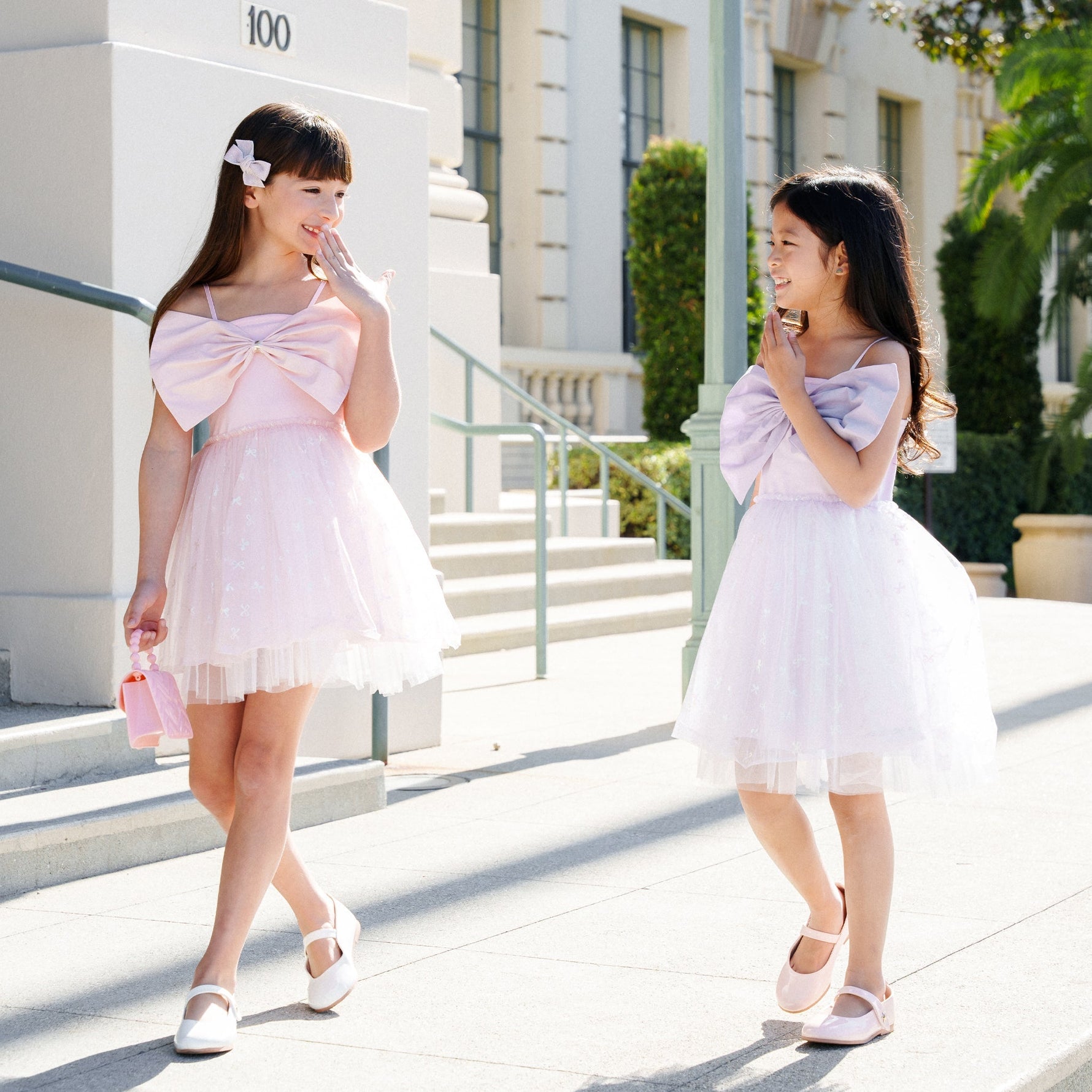 Big Bow Tutu Dress - Purple - 12 Months